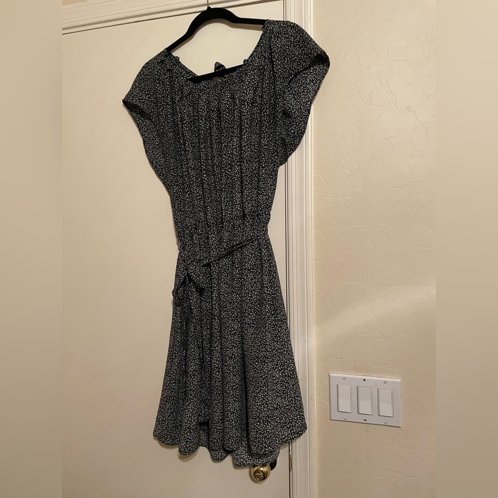Lauren Conrad Black and White floral dress